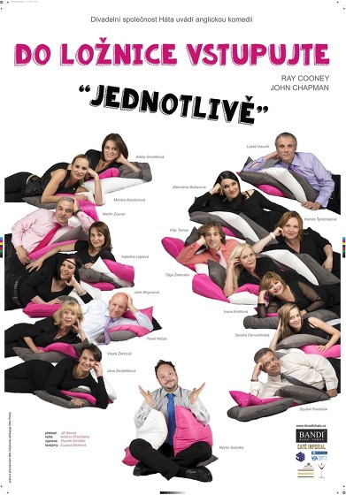 Plakát události Ray Cooney / John Chapman: DO LOŽNICE VSTUPUJTE JEDNOTLIVĚ