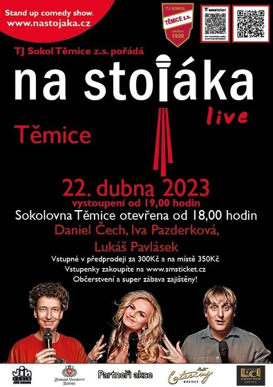 Plakát události NA STOJÁKA 2023