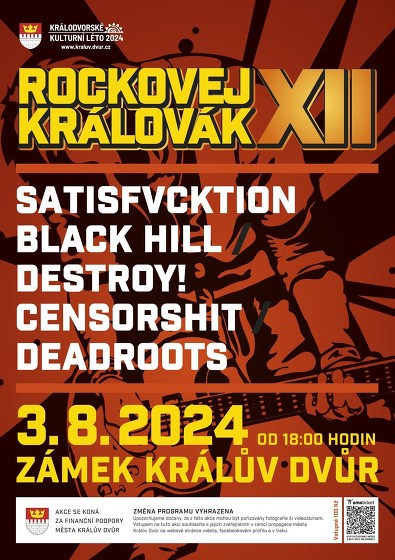 Plakát události Rockovej Královák XII.