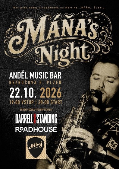 Plakát události Máňa's Night