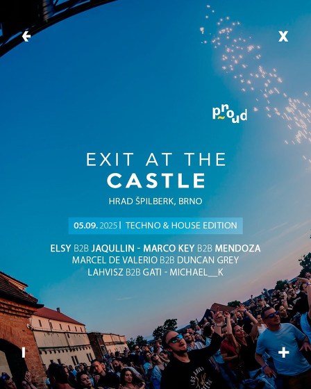 Plakát události EXIT At The Castle [techno & house edition]