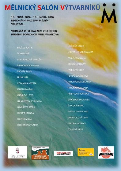 Plakát události Mělnický salón výtvarníků