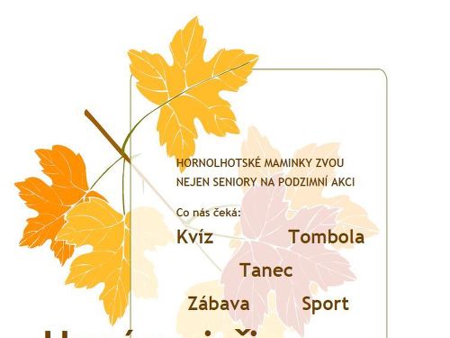 Plakát události Hraví senioři