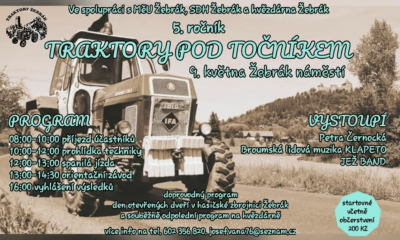 Plakát události Traktory pod Točníkem