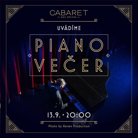 Plakát události PIANO VEČER