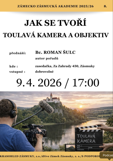 Plakát události Jak se tvoří Toulavá kamera a Objektiv