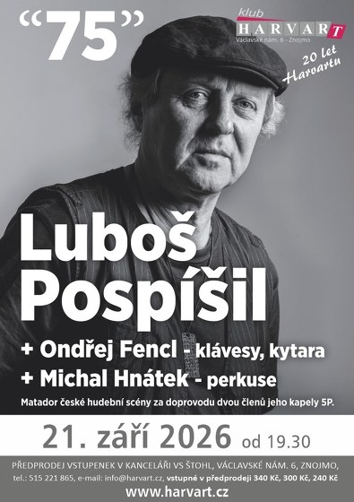 Plakát události Luboš Pospíšil 75