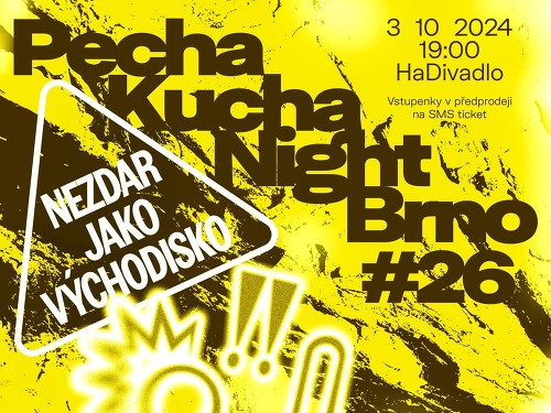 Plakát události Pecha Kucha Night Brno #26 – Nezdar jako východisko