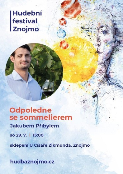 Plakát události Odpoledne se sommeliérem Jakubem Přibylem