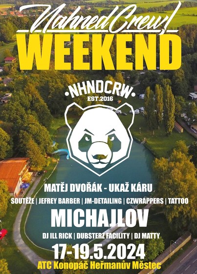 Plakát události NahnedcreWeekend