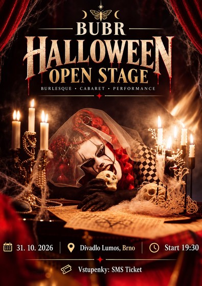 Plakát události BUBR show: Halloween Open Stage