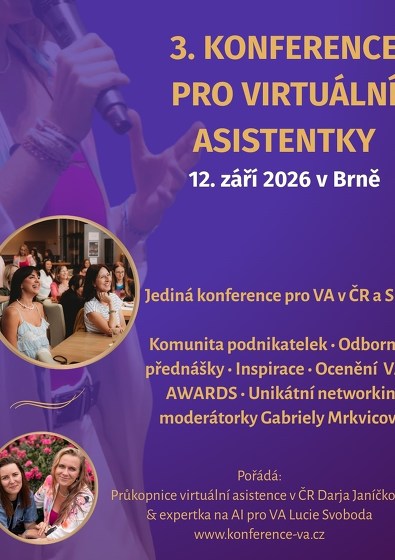 Plakát události Konference pro virtuální asistentky