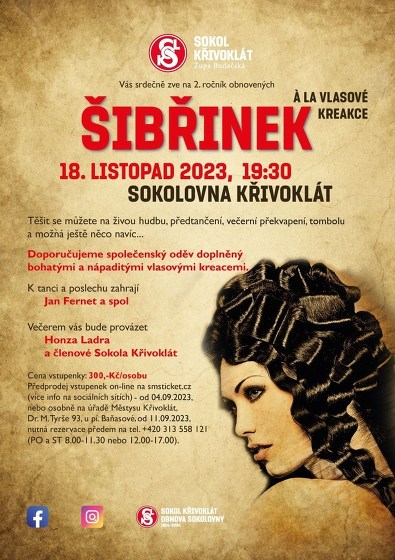 Plakát události Šibřinky 2023