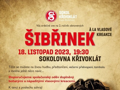 Plakát události Šibřinky 2023