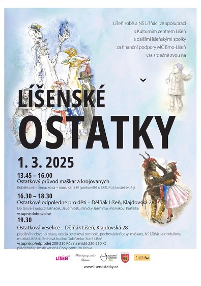 Plakát události Líšeňské ostatky 2025