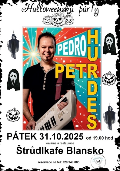 Plakát události Halloweenská párty na Štrůdlkafe