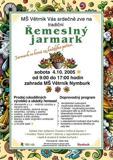 Plakát události Řemeslný jarmark