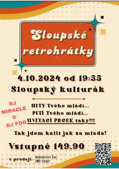 Plakát události Sloupské Retrohrátky