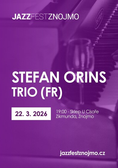 Plakát události Stefan Orins Trio (FR)