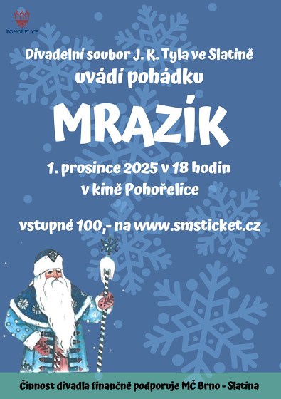 Plakát události Mrazík - divadelní představení