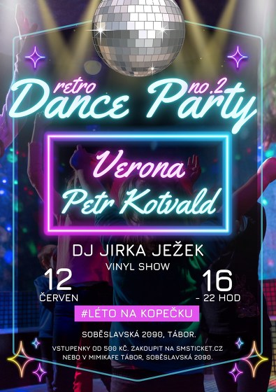Plakát události Retro Dance Party