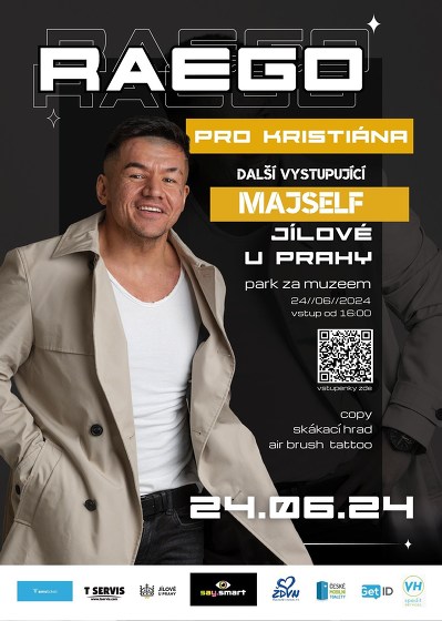 Plakát události Raego pro Kristiána
