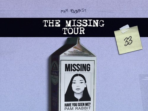 Plakát události PAM RABBIT: The Missing Tour