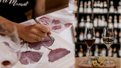 Plakát události ArtWine: malování vínem & degustace vína