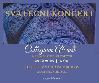 Plakát události Koncert Mikulov