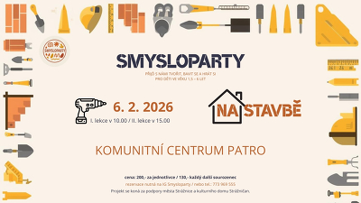 Plakát události Smysloparty - Na stavbě