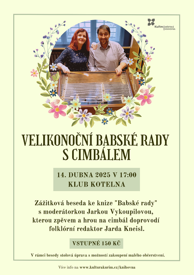 Plakát události Velikonoční BABSKÉ RADY s cimbálem