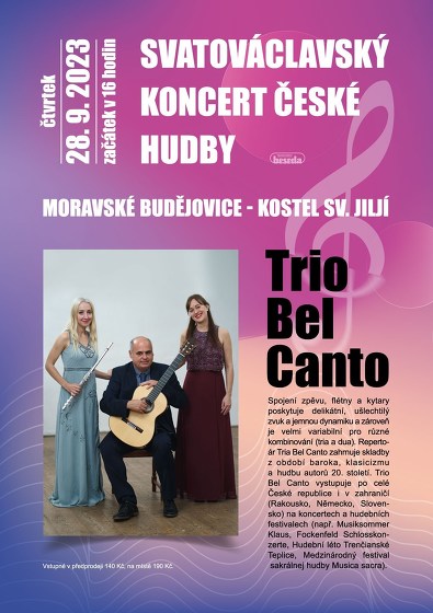 Plakát události Svatováclavský koncert české hudby