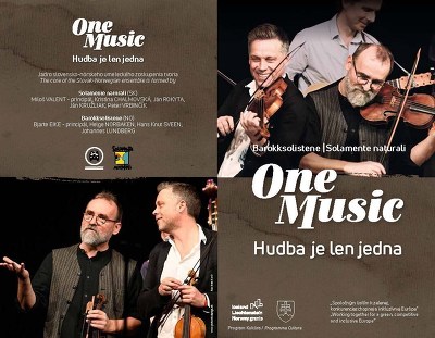 Plakát události One music: Hudba je jen jedna