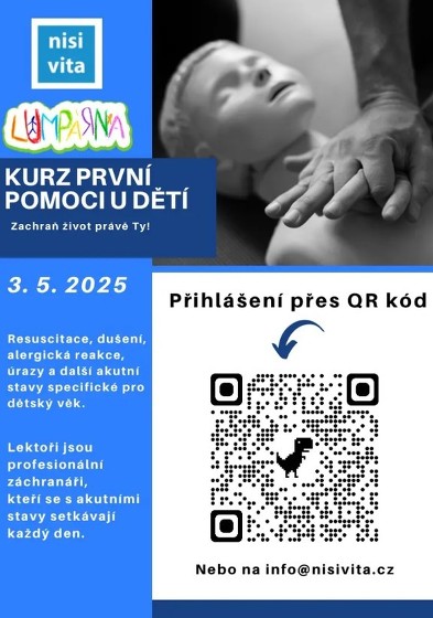 Plakát události Kurz první pomoci u dětí