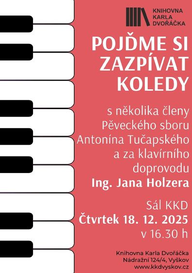 Plakát události Pojďme si zazpívat koledy ...