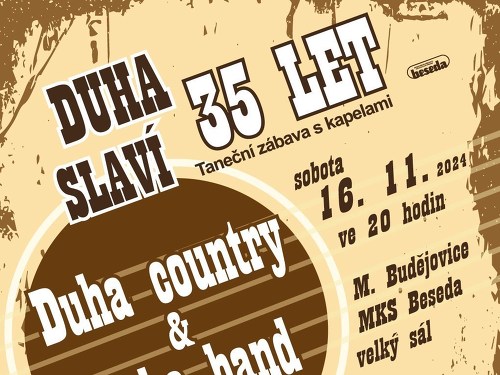 Plakát události Duha slaví 35 let