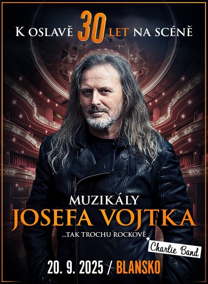 Plakát události Muzikály Josefa Vojtka v Blansku