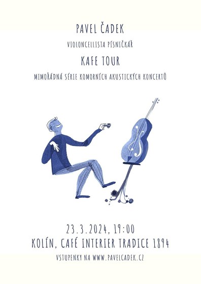 Plakát události Pavel Čadek - KAFE TOUR | Kolín