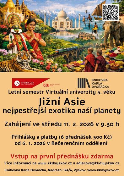 Plakát události VU3V: Jižní Asie - nejpestřejší exotika naší planety