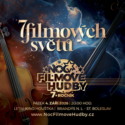 Plakát události Noc Filmové Hudby 2026