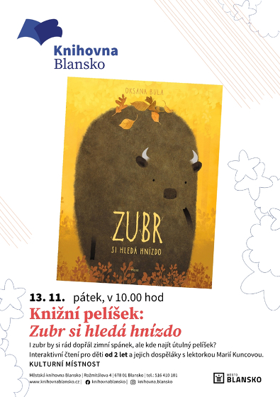 Plakát události Zubr si hledá hnízdo