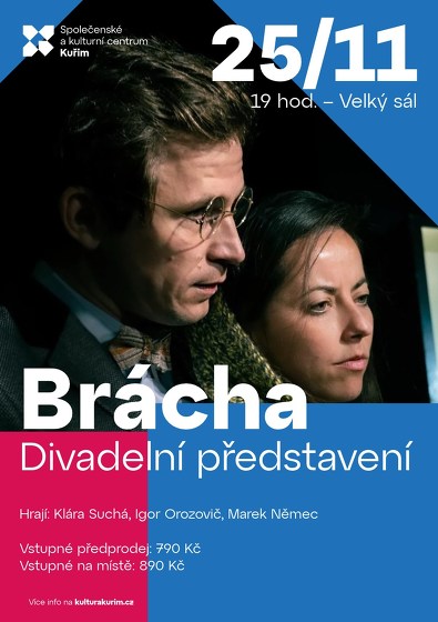 Plakát události Brácha | divadelní představení