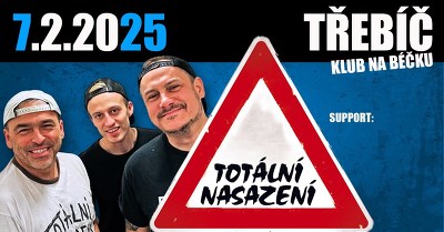 Plakát události TOTÁLNÍ NASAZENÍ v Třebíči