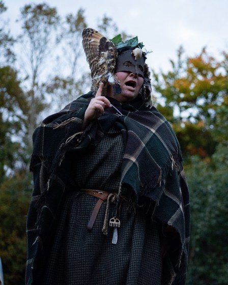 Plakát události Samhain v Zemi Keltů