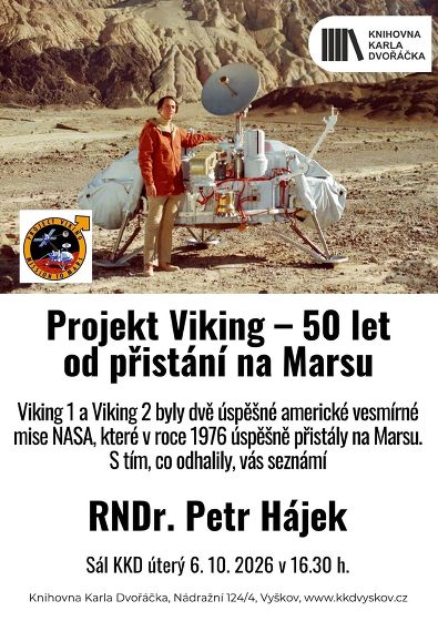 Plakát události Projekt Viking – 50 let od přistání na Marsu