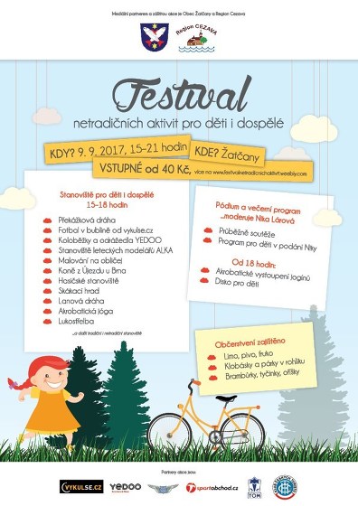 Plakát události Festival netradičních aktivit pro děti i dospělé