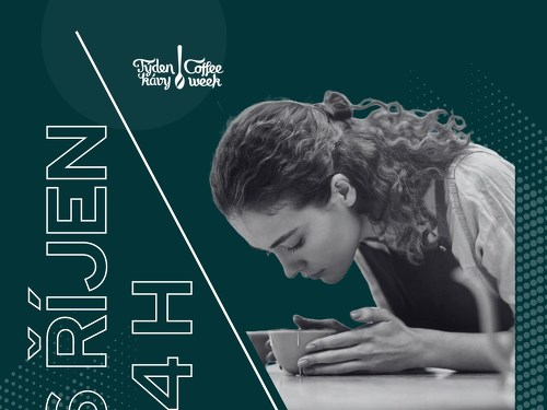 Plakát události Cupping bezkofeinových káv - Týden kávy