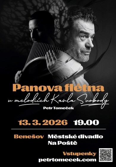 Plakát události Petr Tomeček / Panova flétna v melodiích Karla Svobody