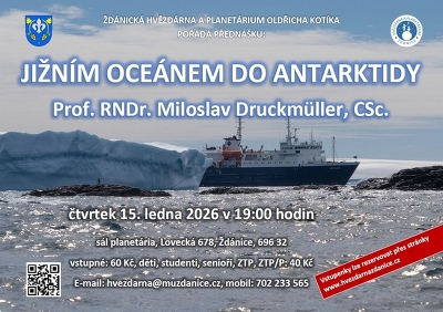 Plakát události Jižním oceánem do Antarktidy