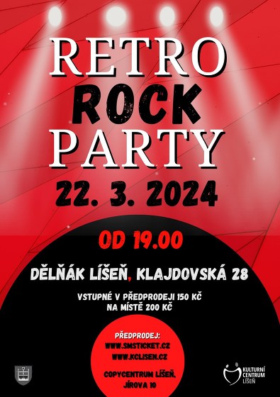 Plakát události Retro rock party